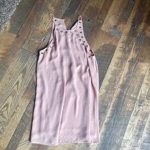 Rayon like dress with inside liner